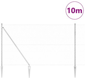 Cerca Hexagonal vidaXL 1,6x10 m Aço Galvanizado