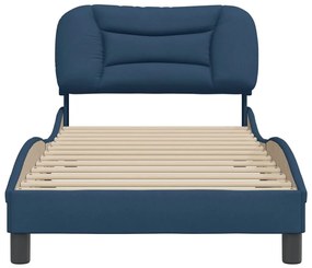 Estrutura de cama sem colchão 80x200 cm azul