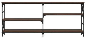 Mesa consola 180x29x76,5 cm derivados madeira carvalho castanho