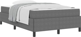 vidaXL Estrutura da Cama Cinzento-claro 120 x 190 cm tecido