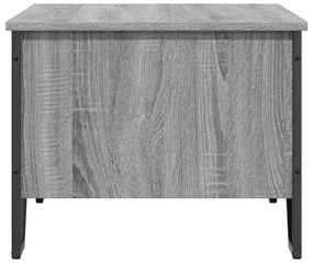 Mesa de centro 100x51x40cm derivados de madeira cinzento sonoma