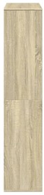 Estante 100x33x156,5 cm derivados de madeira carvalho sonoma