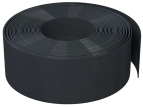 Bordas de jardim 5 pcs 10 m 20 cm polietileno preto
