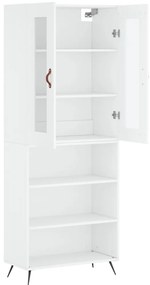 Armário alto 69,5x34x180 cm derivados de madeira branco