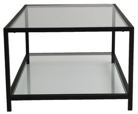 Mesa de Café Astro - Preto Fumado - 90x40x60cm