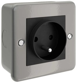 Metal clad box with french socket for Creative-Tube