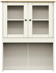 Topo de aparador VIGO 78x30x100 cm madeira pinho maciça branco