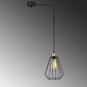 ****  
Candeeiro de Teto Kese – Preto – Diâmetro 40 cm, Altura 100 cm