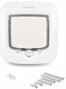 Porta para gatos com microchip branco PPA19-16145