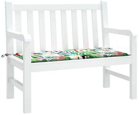 Almofadão p/ banco de jardim 120x50x4 cm tecido oxford multicor