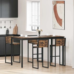 vidaXL Mesas de jantar Madeira processada