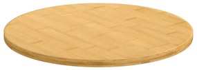 Tampo de mesa Ø50x1,5 cm bambu