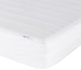 Sofá-cama com colchão 90x200 cm madeira de pinho maciça branco