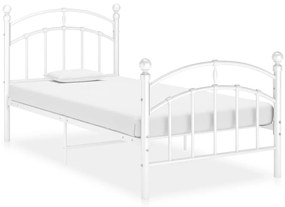 Estrutura de cama metal 90x200 cm branco