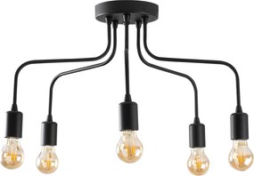 Candeeiro de Teto Candelabra – Preto – 59 x 59 cm