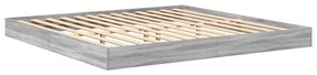 Cama estante Cinza Sonoma 180x200 cm Madeira engenheirada