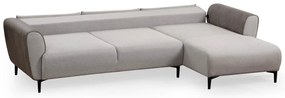 Sofá-Cama de Canto Aren – Cinzento – 150 x 260 cm