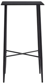 Mesa de bar 60x60x111 cm MDF preto