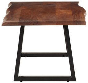 Mesa de centro 110x55x40 cm acácia maciça castanho-mel