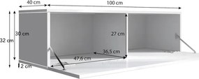 Conjunto de Móveis de Sala A-dos-Cunhados – 1,6 m – Modular em Branco