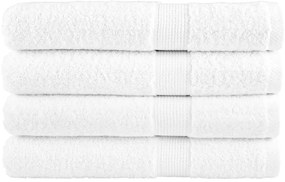 Toalhas premium SOLUND 4 pcs 100x200 cm 600 gsm branco