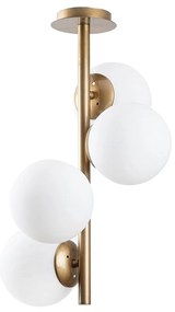 Candeeiro de Teto Faze – Dourado – Diâmetro 32 cm x Altura 53 cm