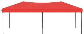 Tenda para festas dobrável 3x6 m vermelho