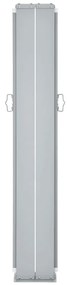 Toldo lateral retrátil 160x600 cm vermelho