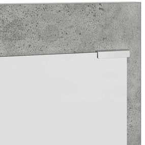 Cabideiro de Parede Cinza concreto 90 x 10 x 50 cm