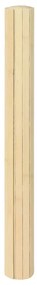 Tapete retangular 70x300 cm bambu cor natural clara