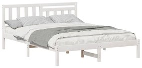 Estrutura da Cama com cabeceira Branco 160 x 200 cm