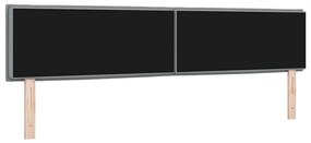 Cabeceira vidaXL Design Linhas Cinza Claro 200 cm Tecido
