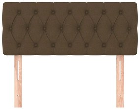 Cabeceira de Cama Paris em Veludo de 100 cm - Castanho - Design Modern