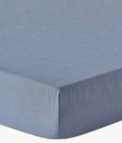 Lençol em linho lavado com elástico para topper Airy