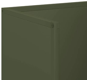 Suporte para lenha aço laminado a frio verde azeitona