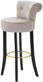 BANCO DE BAR LUXY 46X48X96 CM CINZENTO