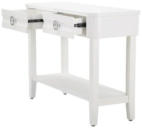 MESA CONSOLA SHINE 110X40X82 CM BRANCO