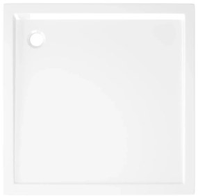 Base de Chuveiro Quadrada Branco - 90x90 cm - ABS - Design Moderno