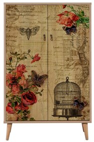 Armário Multiusos Multibox – Carvalho Sonoma – 80x127x36 cm