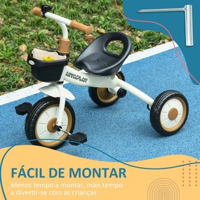 AIYAPLAY Triciclo para Crianças de 2 a 5 anos Triciclo Infantil com As