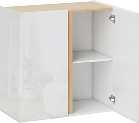 HOMCOM Cômoda, Aparador com Soft-Close, prateleira ajustável, para Sala de estar, Cozinha, Sala de jantar, Branco | Aosom Portugal