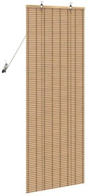 Persianas e Sombras de Janela Marrom Claro 60 x 160 cm Bambu