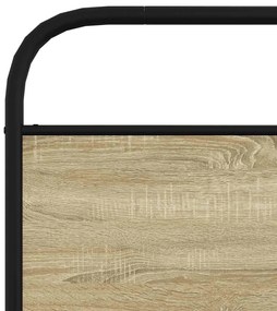 Estrutura cama s/ colchão derivados de madeira carvalho sonoma