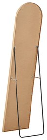 Espelho de pé dourado 36 x 150 cm BAGNOLET Beliani