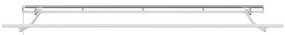Toldo Retrátil Marrom e Branco 400x200 cm 400 x 200 cm 4x2 m