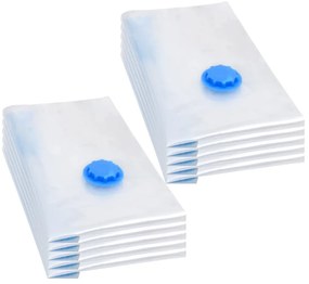 Sacos para arrumação de roupas a vácuo 60x40 cm 10 pcs