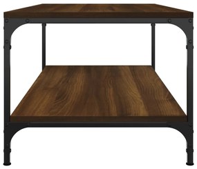 Mesa de centro 80x50x40 cm derivados madeira carvalho castanho