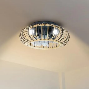 Ventoinha de teto EnergySilence LampAero 600 Natural Wood  de design com motor DC, com uma potência de 20 W