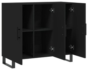 Aparador 90x34x80 cm derivados de madeira preto