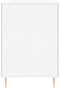 Secretária 140x50x75 cm derivados de madeira branco